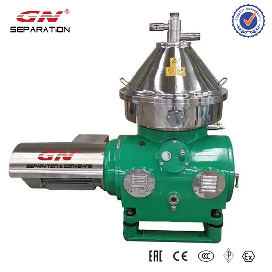 High-Speed Centrifugation Disc Stack Centrifuge Solid-Liquid Separationclarification and Purification